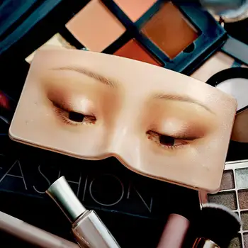 5D Tvár make-up Oči Kati Silikónové False Cosmetologist Pre make-up Praxe Prípravy Maľovanie na Tvár make-up Praxi Rada C8w8