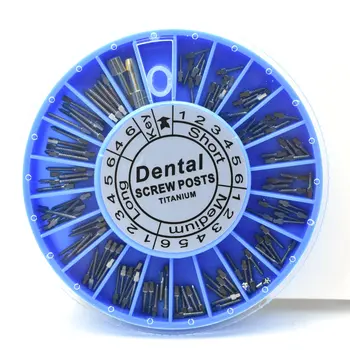 Zubné Skrutku Post Titánové Skrutky Post 120pcs Zubné Kolíky Materiálov Pre Zubár Nástroj Stomatológia