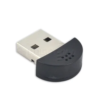 Nové Super Mini USB 2.0 Mikrofón Prenosné Štúdio Reči MIKROFÓN Audio Adaptér Ovládač Zadarmo pre MSN PC Notebook