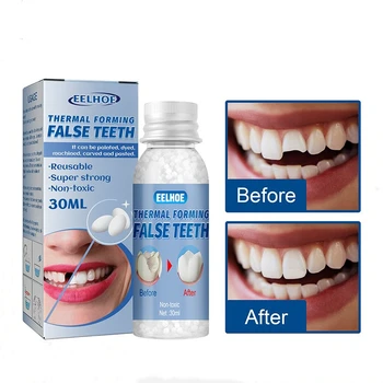 Nepremokavé Zuby Lepidlo Zubár, Zubný Plniaci Otvor Plniaceho Fix Súprava Nepremokavé A Bezpečné Zub Dyhy Medzery Oprava Zubov