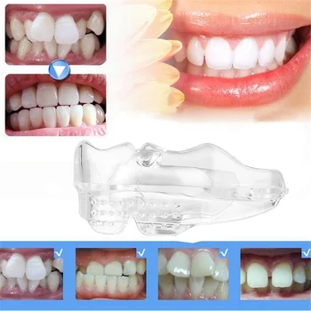 1PC Ortodontická Rovnátka Zariadenie Zubné Traky Silikónové Zarovnanie Tréner Zuby Držiak Bruxism Úst Stráže Zuby Straightener