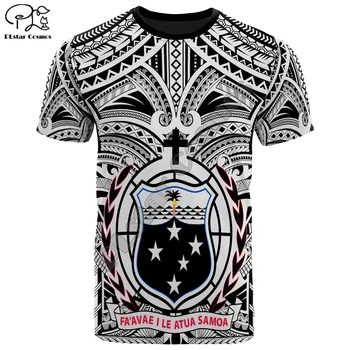 PLstar Vesmíru 3DPrint Tetovanie Samoa Kultúra Umenie Newfashion Harajuku Streetwear Rodák Unisex Vtipné Tričká Krátky rukáv Štýl-2