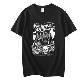 Letné Oblečenie Nadrozmerné T Shirt Žena My Chemical Romance Mcr Mŕtvych Žien T-Tričko Black Parade Punk Rock Fashion Top