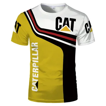 3D caterpillar cat t shirt lete avatar deti tshirt muži ženy tees topy čierne tričká krátky rukáv fashion Bežné Tričko Topy 6XL
