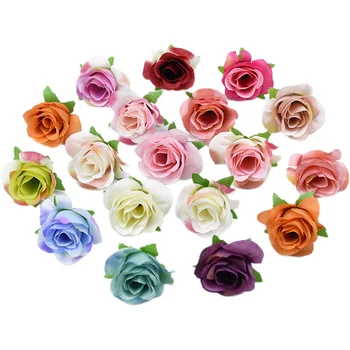 Umelé Kvety, Svadobné Dekorácie 20Pcs 4Cm Malé Hodvábne Ruže Vianoce Domov Príslušenstvo Diy Candy Box Scrapbooking Plavidlá