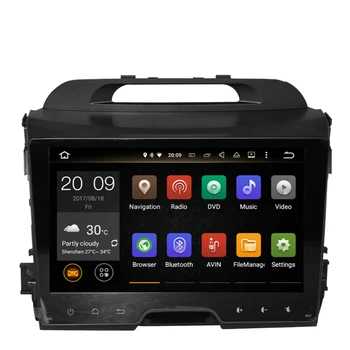 Android 10.0 Auta GPS Navigácie 4G+64 G Multimediálny Prehrávač Pre KIA SPORTAGE obdobie 2010-2015 Auto Rádio Stereo
