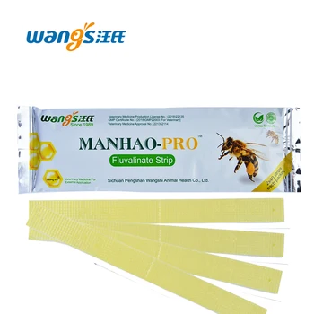 5 KS Wangshi Manhao Krátke 80Strips Fluvalinate Pásy Včelárskych Varroa Liečba Včelárskych Dodávky Liek pre Včely