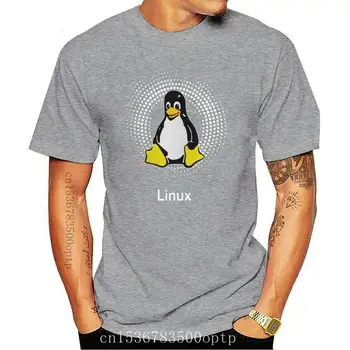 vtipné tričko Linux T-shirt počítačový programátor penguin tričko muži
