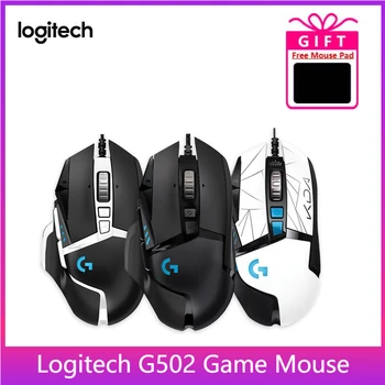 Logitech G502 HRDINA KDA LIGHTSYNC RGB Bezdrôtová Herná Myš USB, Drôtová Myš 25600 DPI Nastaviteľné Programovanie Myši Myš pre Hráčov