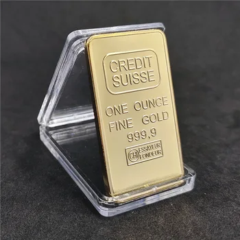 Credit Suisse Gold Bar Pamätné Mince Swiss Bar 1 Oz Rýdze Zlato 999 Švajčiarsky Trh So Zlatom A Zberateľské Mince
