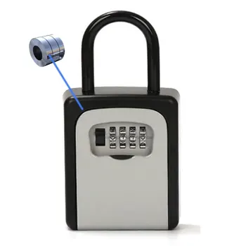 Kovové Heslo Zadajte Box Outdoor Kľúč, Safe Lock Box Dekorácie Zadajte Kód Poľa Zadajte Skladovanie Zámok Box Na Stenu Poľa Heslo