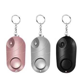 Osobné Alarm Bezpečné Zvuk Núdzové Self-Defense Bezpečnostný Alarm Keychain LED Baterka Proti Útoku Nástroj Pre Ženy, Dievčatá, Deti