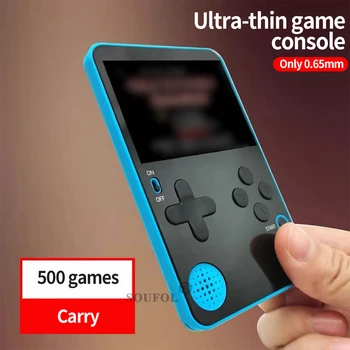 Nový Ultra Tenké Prenosné Video Herné Konzoly Portable Hra, Prehrávač, Vstavaný 500 Klasické Hry Pre Deti, Dospelých Retro Herné Konzoly