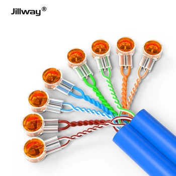 Jillway K1 K2 K3 Konektor Krimpovacie Pripojenie RJ45 RJ11Waterproof Vedenia Ethernet Telefónny Kábel Kábel UY2 Kábel Siete Terminálov