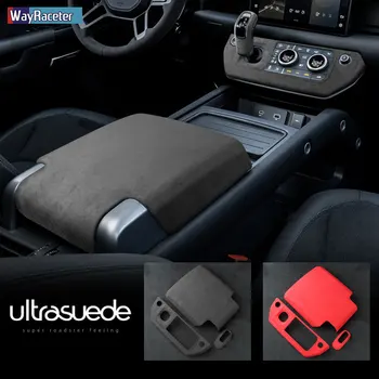Ultrasuede Auto Opierkou Okno Panel ABS Kryt Prevodovky Panel Tlačidlo Interiéru Pre Land Rover Defender 2020 2021 2022 L663 90 110