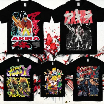 Anime, Komiksu Boondocks T Shirt Chucky T-shirt Manga Akira Akame Ga ZABIŤ Útok na Titan Démon Vrah Kovboj v tomto článku Tee Mužov