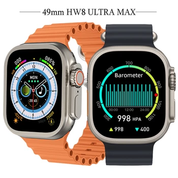 Smart Hodinky 49 MM HW8 Ultra Max Série 8 Telesnej Teploty Bluetooth Hovor hladiny Glukózy v Krvi Smartwatch s kapela zámok Muži Ženy PK W27