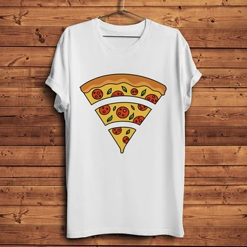 Signál WiFi pizza vtipné tričko homme mužov lete nová biela bežné krátke rukáv tričko unisex pohode lumbálna geek streetwear čaj