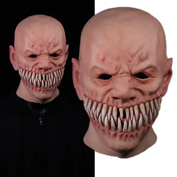 Horor Stalker Klaun Maska Cosplay Strašidelné Monštrum Veľké Ústa, Zuby Chompers Latexové Masky Halloween Party Strašidelné Kostýmy Rekvizity