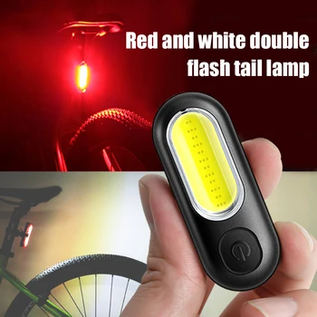 5 Režimov Bicykel zadné Svetlo COB LED Požičovňa Lampa USB Nabíjateľné MTB Zadné Svietidlo na Bicykel zadné svetlo Cyklistické Prilby Výstražné Svetlo