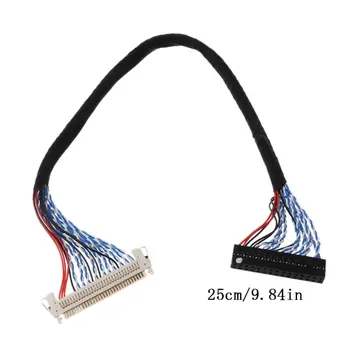 Háčiky LVDS Kábel D8 FIX-30P-D8 FIX 30 Dvojité Kolíky 2 8 bit 1.0 mm Výšky 250 mm 17-21inch LCD Displej Displej Regulátora F4W