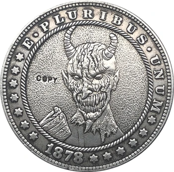 Hobo Nikel 1878-CC USA Morgan Dolár MINCE KÓPIU Typ 136