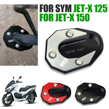Pre SYM JET-X 125 JET-X 150 X125 X 150 JETX Motocyklové Príslušenstvo Stojan Nohy Strane Stánku Zväčšiť Doska Rozšírenie Pad Polica