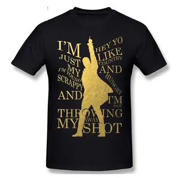 Alexander Hamilton Hudobné T-Shirt Pánske Dámske Letné Bavlna Krátky Rukáv O-Krku Unisex Tričko Tee Topy dary