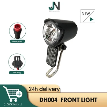 DH004 Klince LED Predné Svetlo 12V 24V 36V 48V 60V 72V Svetlometu SM WP Konektor Pre Elektrické Bicykle Vysoký Výkon