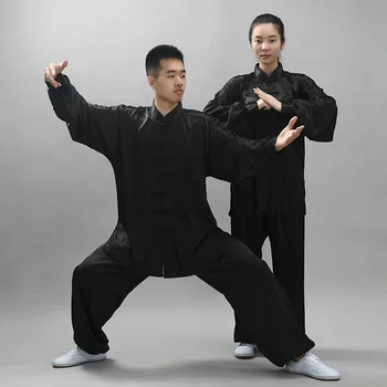 Čínske Tradičné Kung Fu Jednotný Súbor Ženy Muži Bielizeň, Tričko, Nohavice Top Tai Chi Unisex Hanfu Oblečenie, Obleky, Kostýmy Farbou