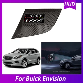 Auto OBD HUD Head Up Displej Čelné sklo Projektor Pre Buick Predstaviť Auto HUD Head Up Displej Digitálny Rýchlomer Alarm prekročenia rýchlosti
