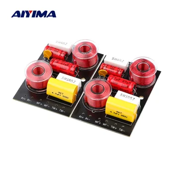 AIYIMA 2Pc 200W 2 Spôsob Crossover Audio Reproduktorov Bass Reproduktor Frekvenčný Delič Pre 4-6.5 Palcový 4 Ohm Reproduktor Filter DIY Domáce Audio
