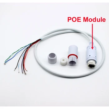 Vstavaný 48V POE modul LAN Kábel odolný proti Poveternostným vplyvom POE Adaptér Napájania cez Ethernet pre CCTV IP kamera rada