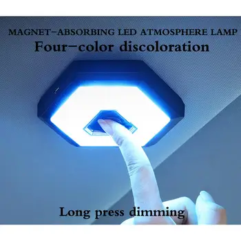 Auto Čítanie Svetlo Led Strechy Lampa Auto Interiéru Auta Dome Svetla na Čítanie Touch USB Nabíjanie Atmosféru Lampy Osvetlenia batožinového priestoru Lampa